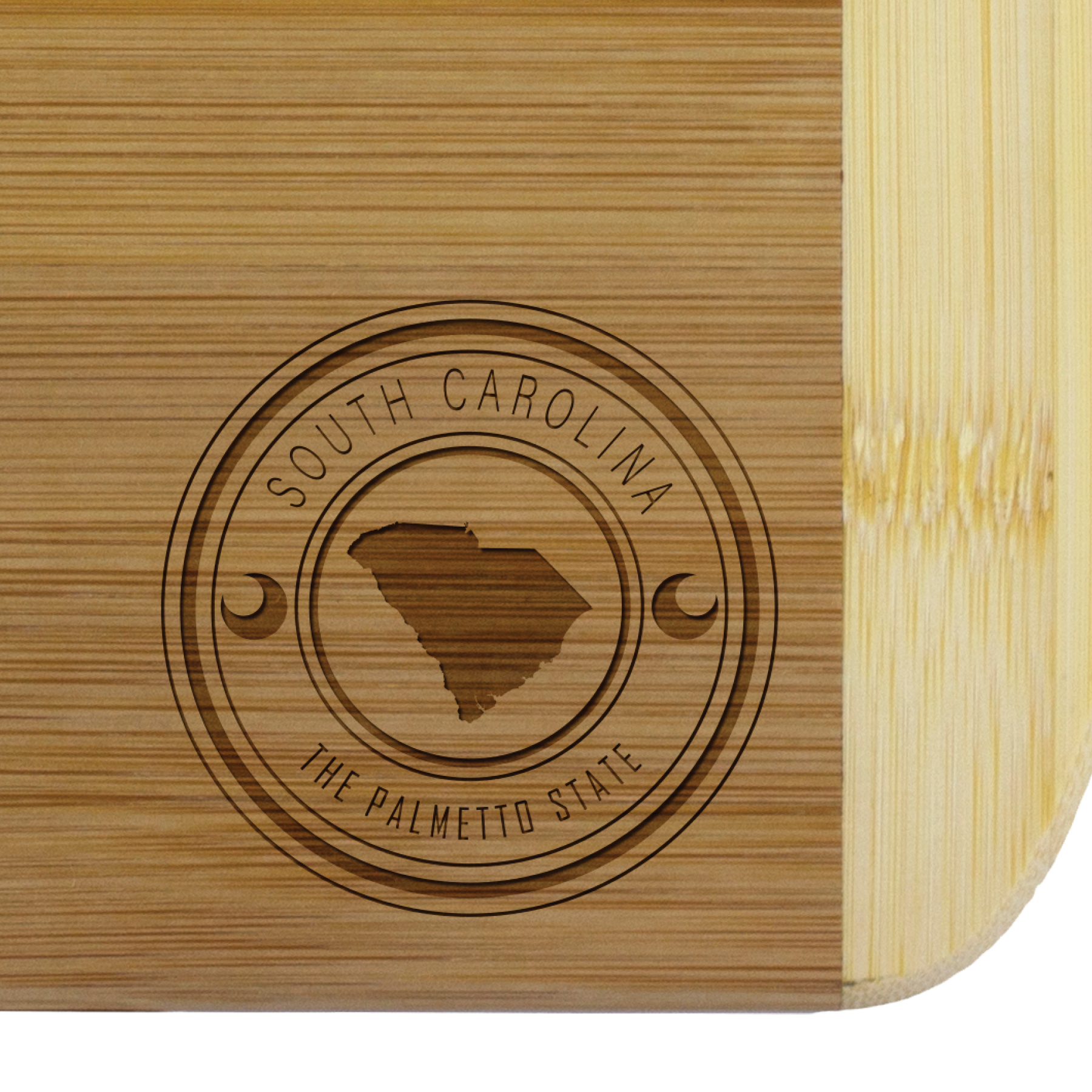 South Carolina State Stamp 2-Tone 11" Cutting Board 2