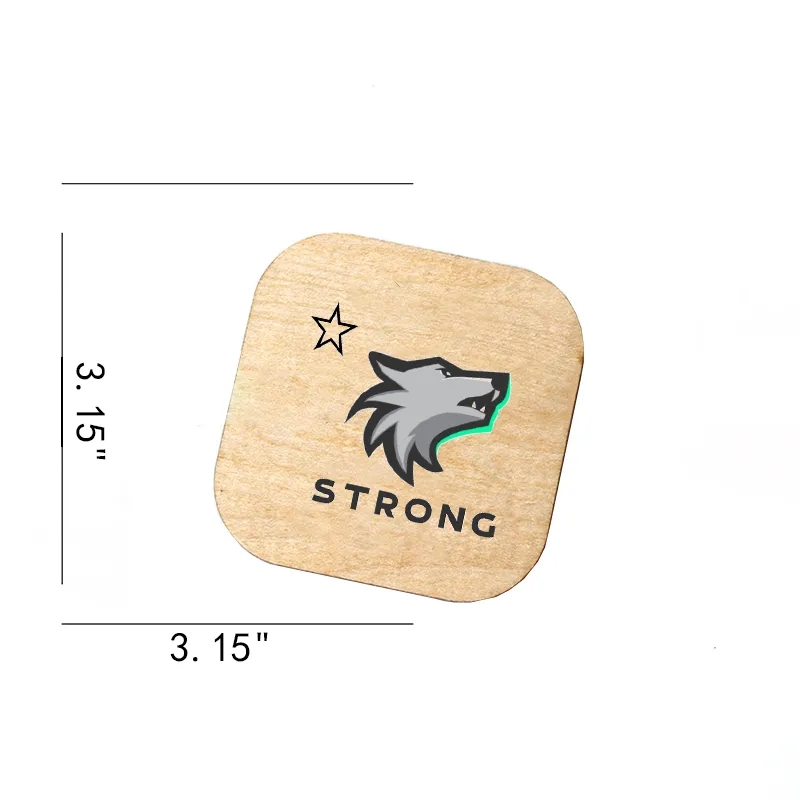 Wooden Refrigerator Sticker 2