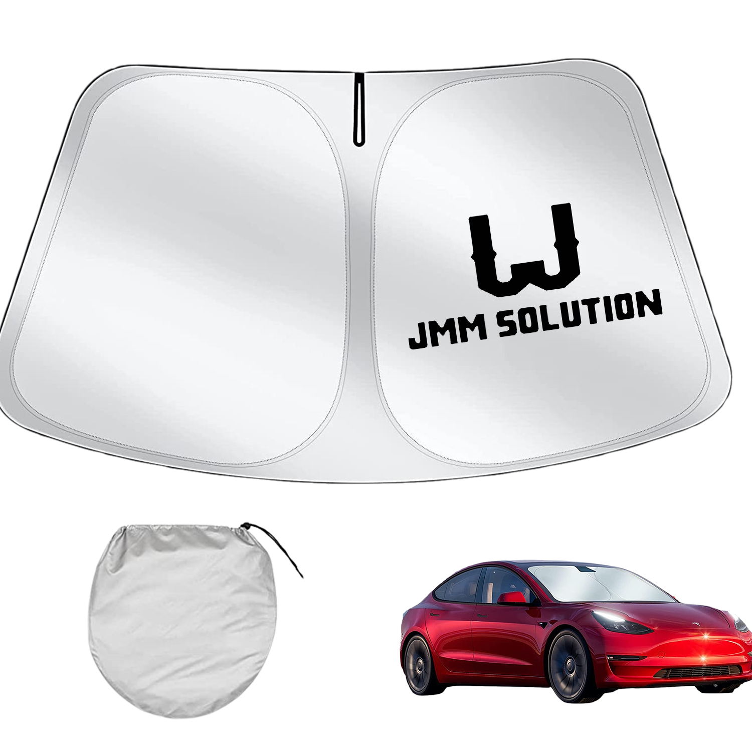 Tesla-Compatible Foldable UV-Blocking Car Sunshade 1