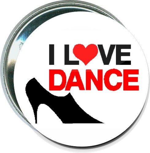 I Love Dance Button 2