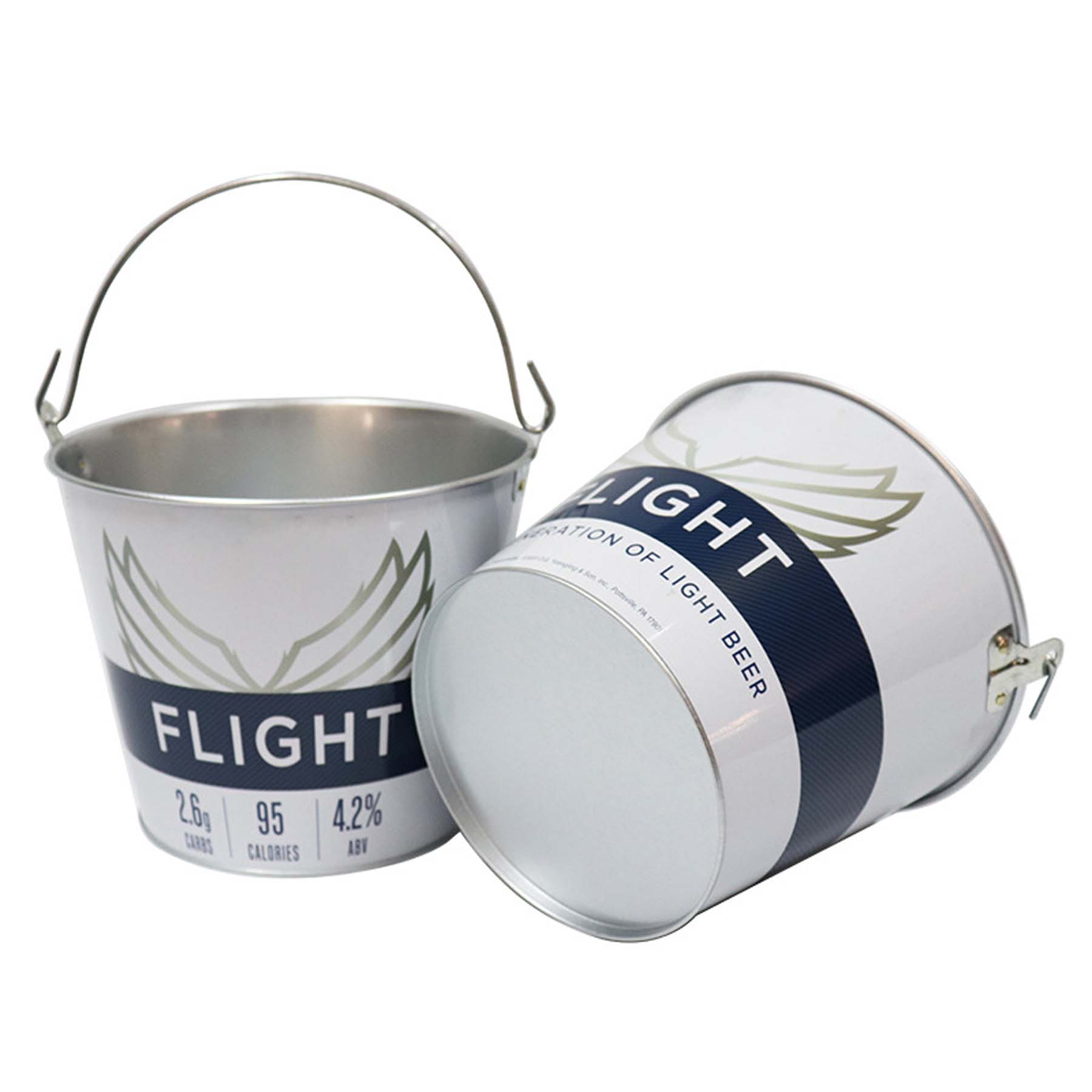 Colorful 5L Metal Ice Bucket 4