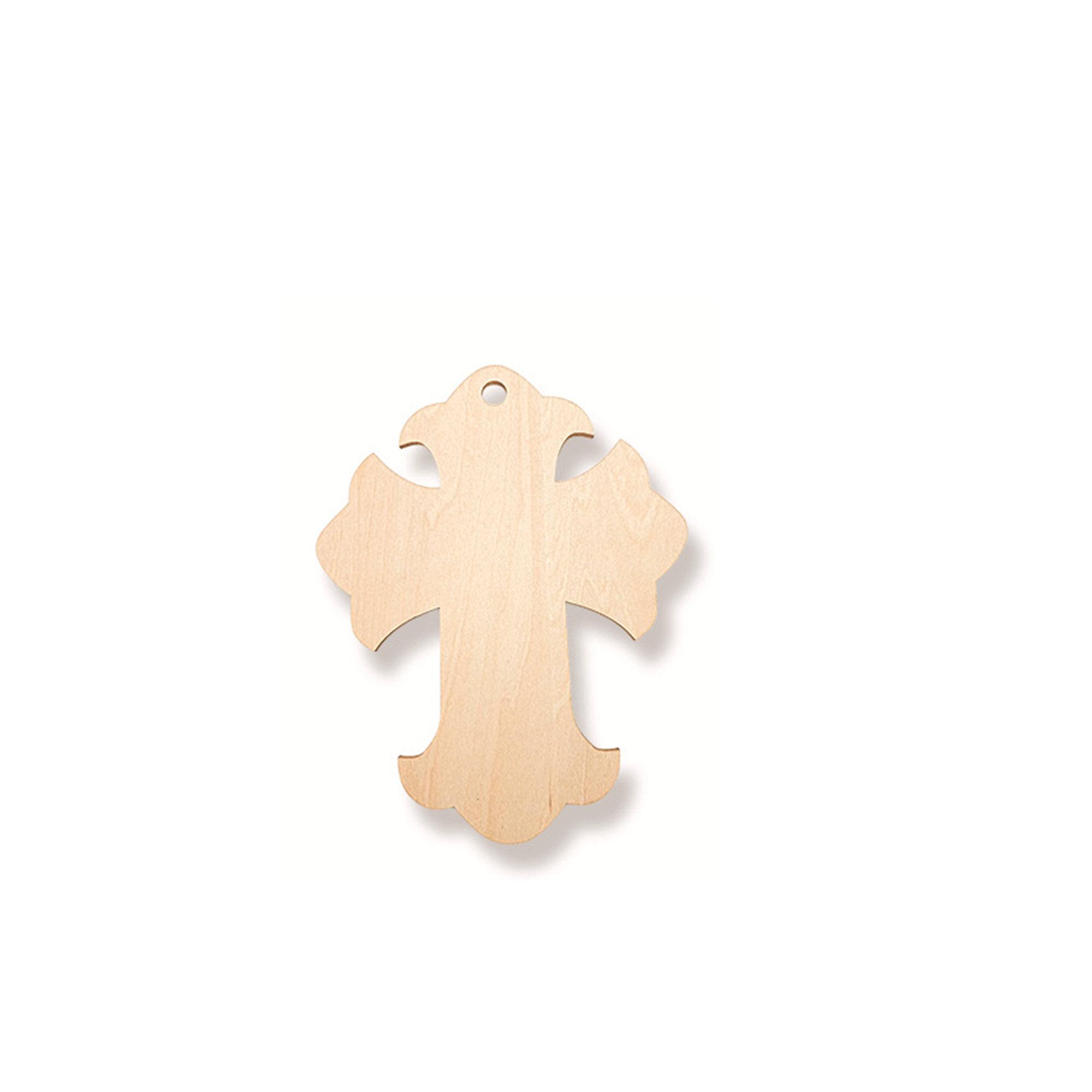 Natural Wood Christmas Tree Pendant 66