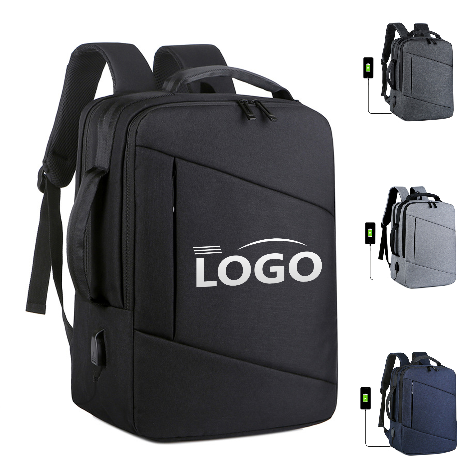 Durable Polyester Laptop Backpack 1