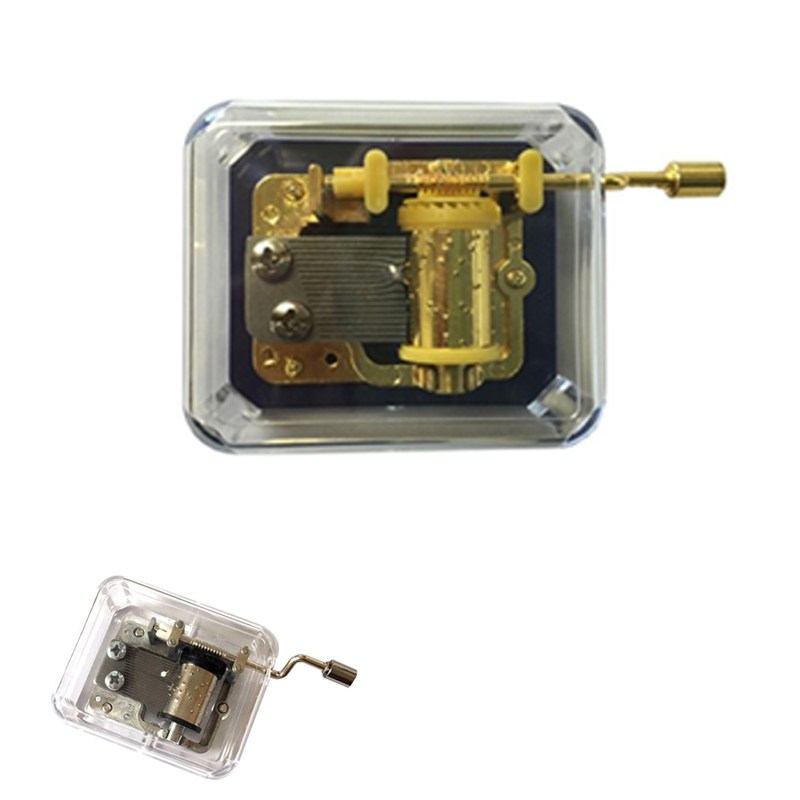 Transparent Clear Music Box 2