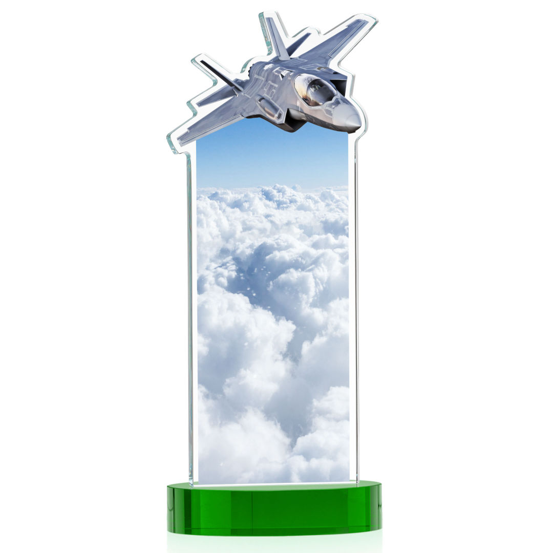 Top Gun VividPrint™ Award on Alberton Base - Green 9