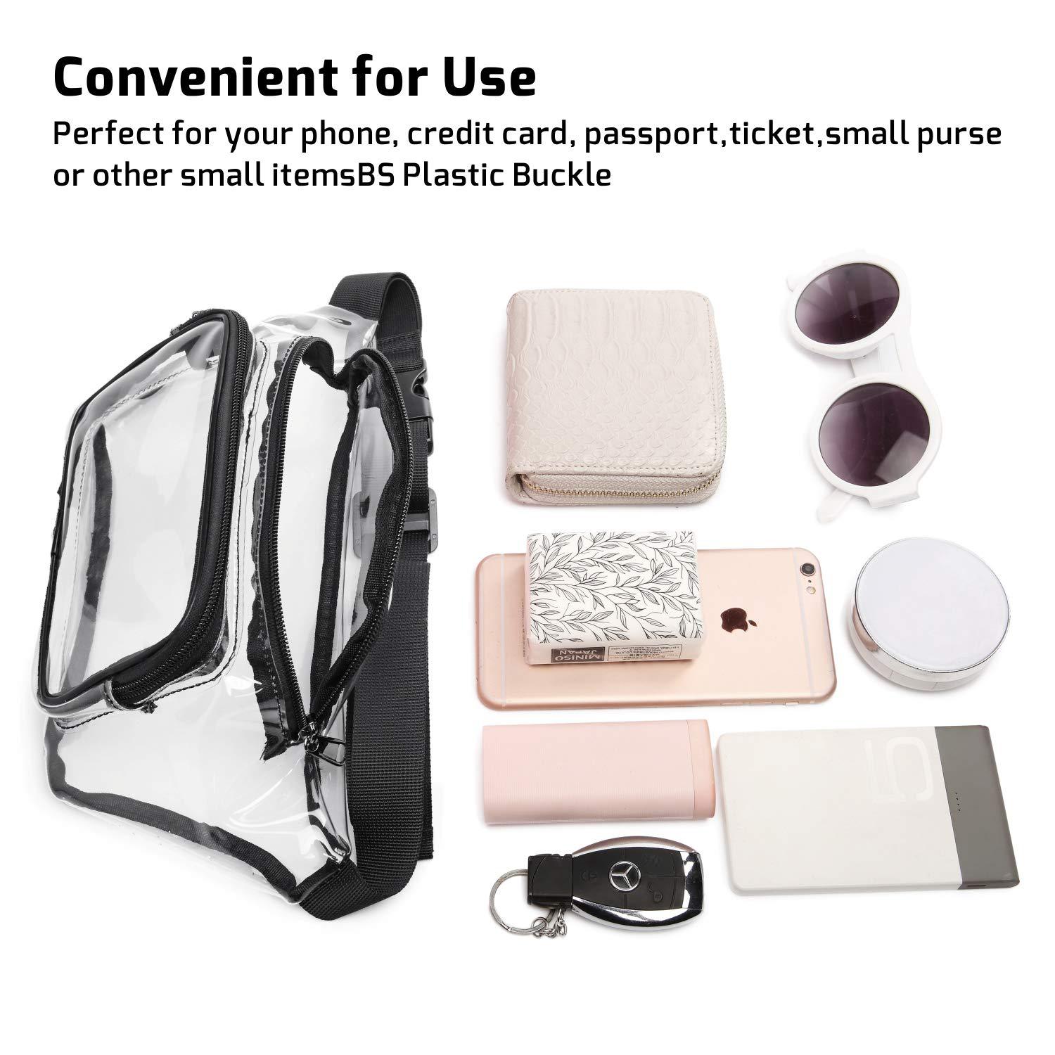 Waterproof Clear Fanny Pack Waist Belt Bag 7
