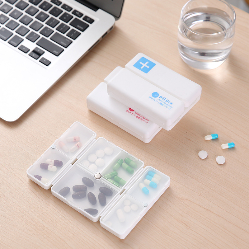 Detachable Weekly 7 Compartments Pill Box 3