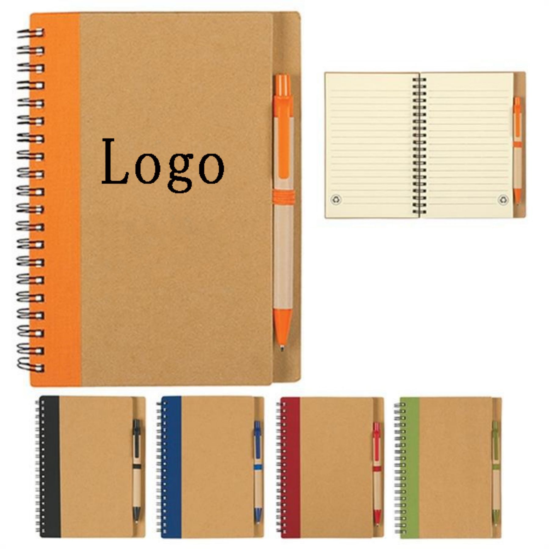 Spiral Notebook and Pen 2