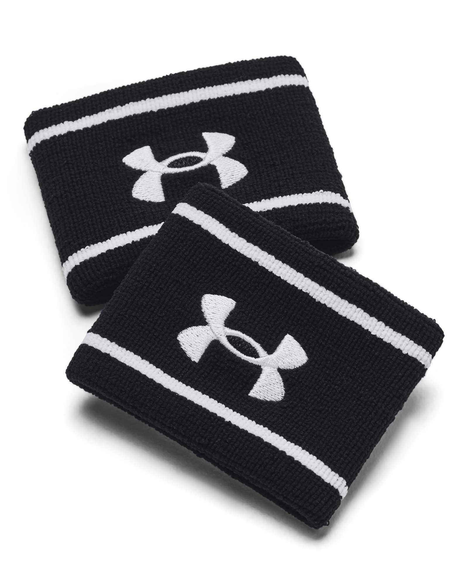 UA Striped Performance Terry Unisex 2-Pack Wristbands 10