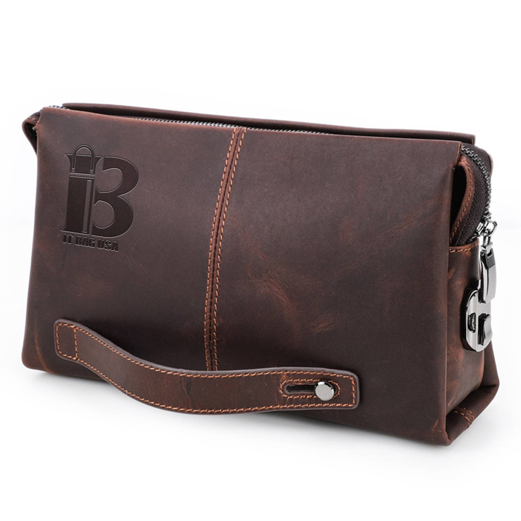 Genuine Leather 8-inch computer Waterproof Messenger Bags 7