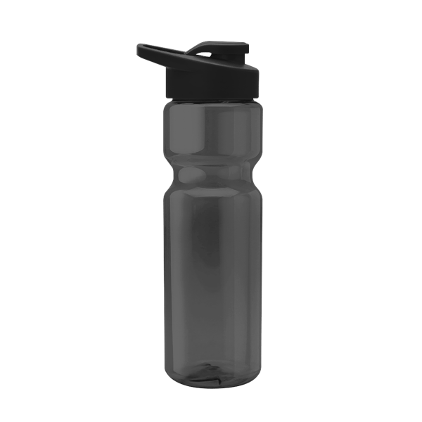 Tandem 28oz Recycled Transparent Bike Bottle w/Drink-thru Lid 27