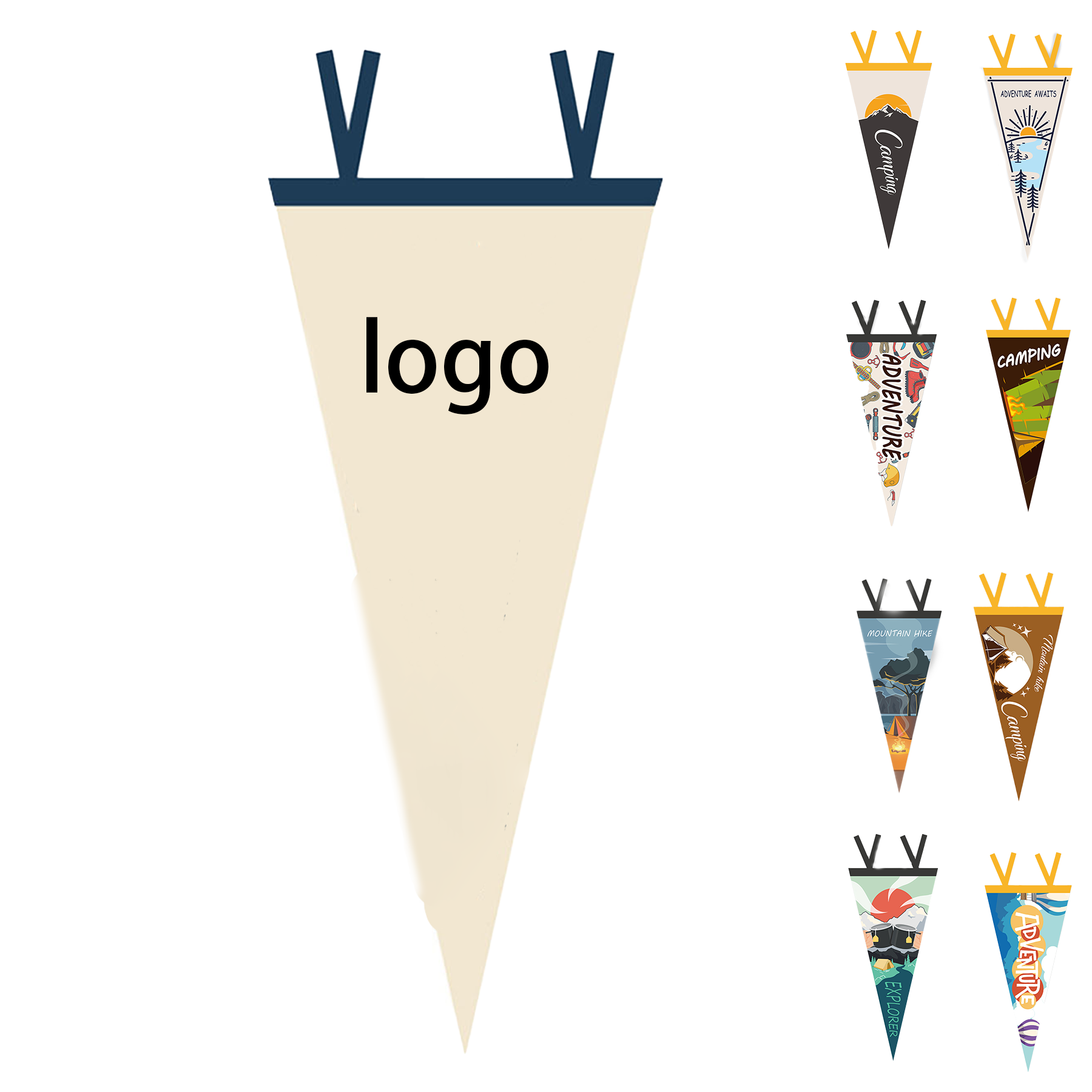 Outdoor Camping Triangle Flag 4