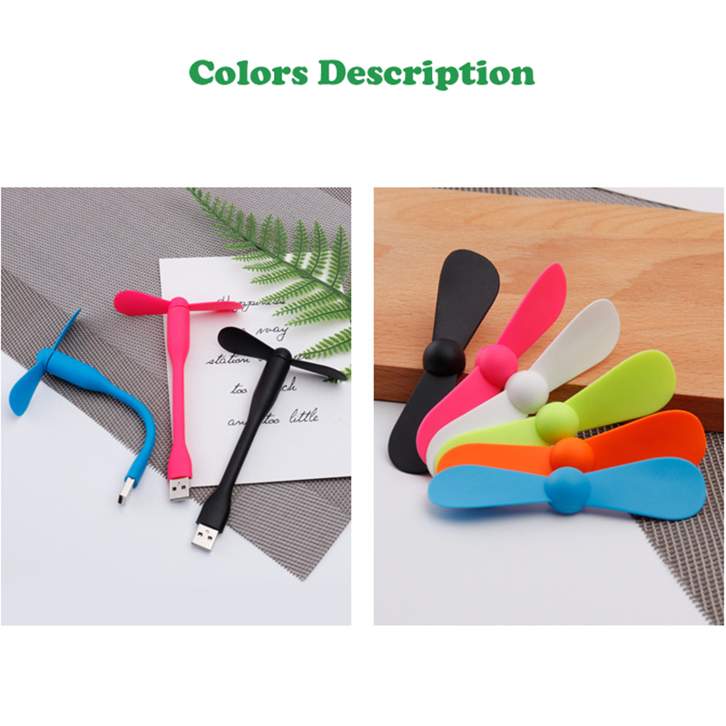 Portable USB Fan w/Flexible Arm 4