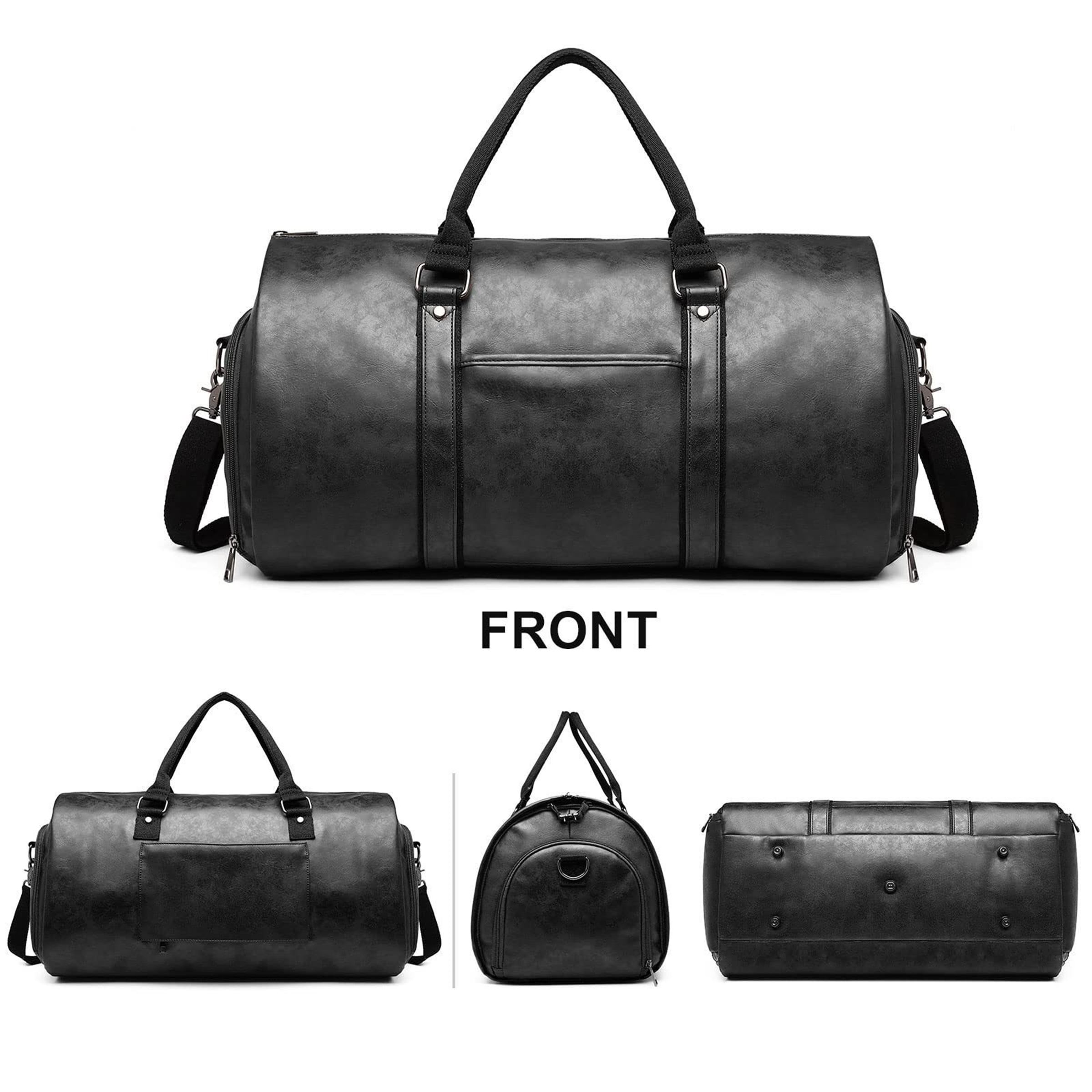 Pu Men'S Travel Compartment Luggage Bag 6