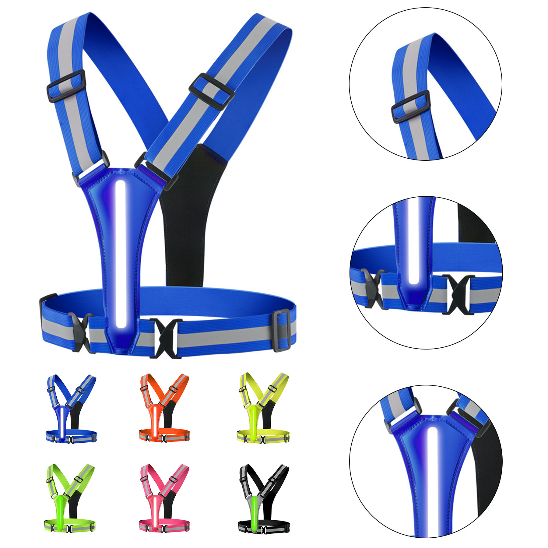 Led Running Reflective Vest 1