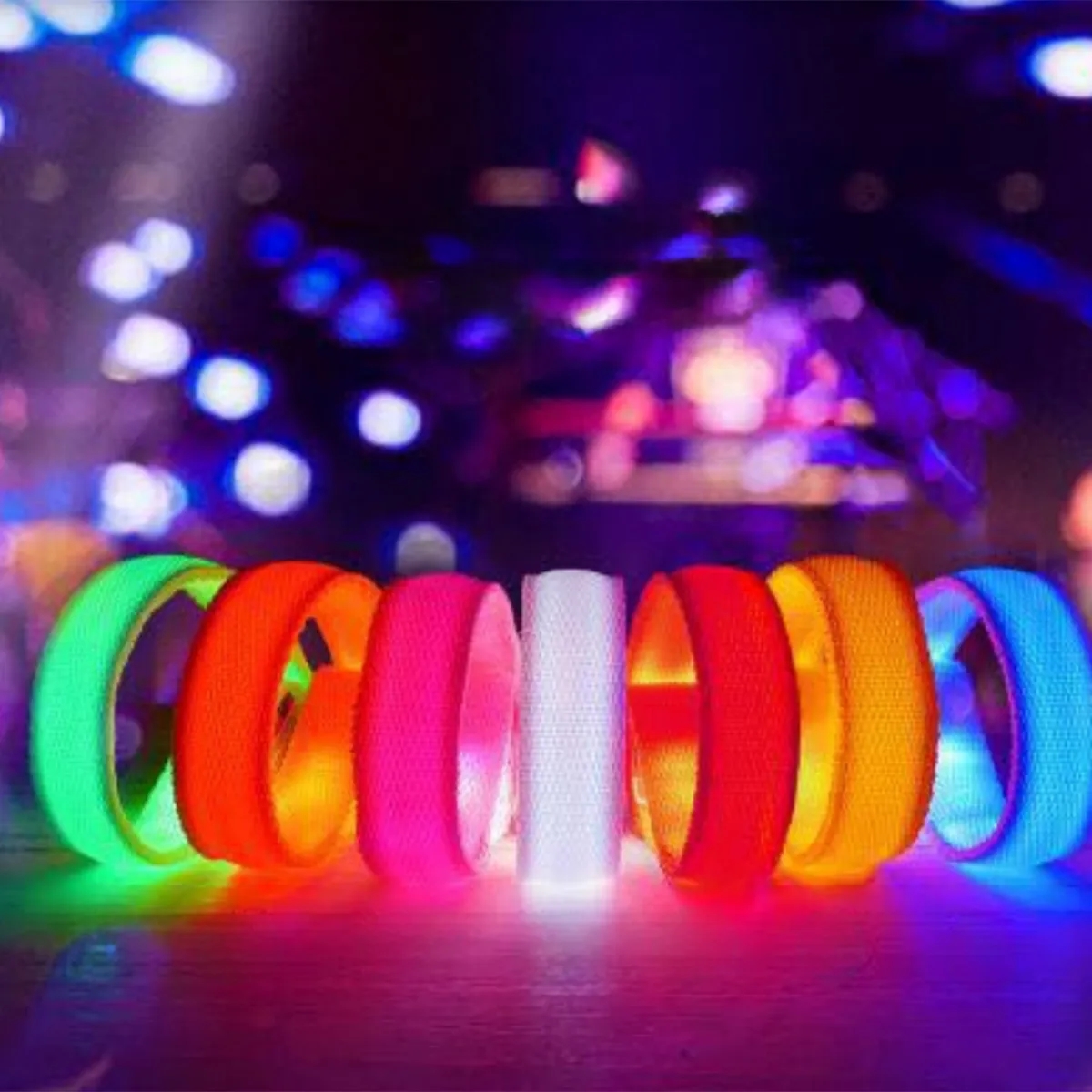 Colorful Luminous Bracelet Wristband Party Gift Toy 5