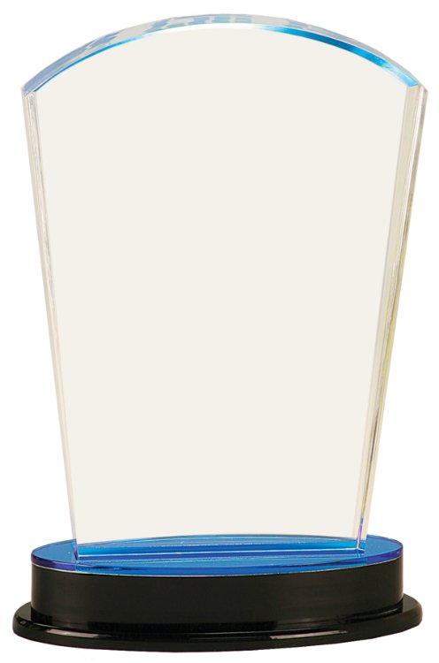 8.25" Blue Arch Impress Acrylic Award