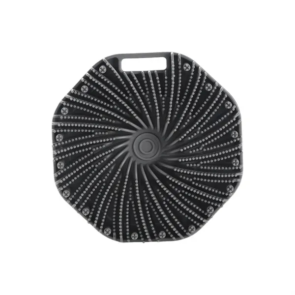 Polygonal Silicone Bath Brush - Soft Gentle Exfoliating 3