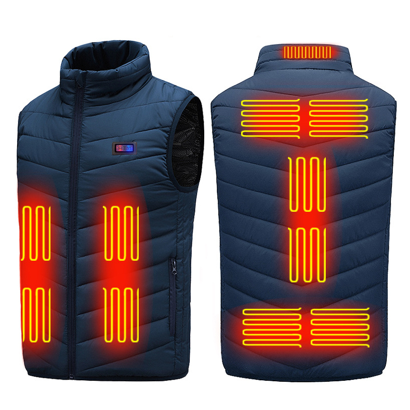 11 Areas Heated Vest w/ Two Button Control 2