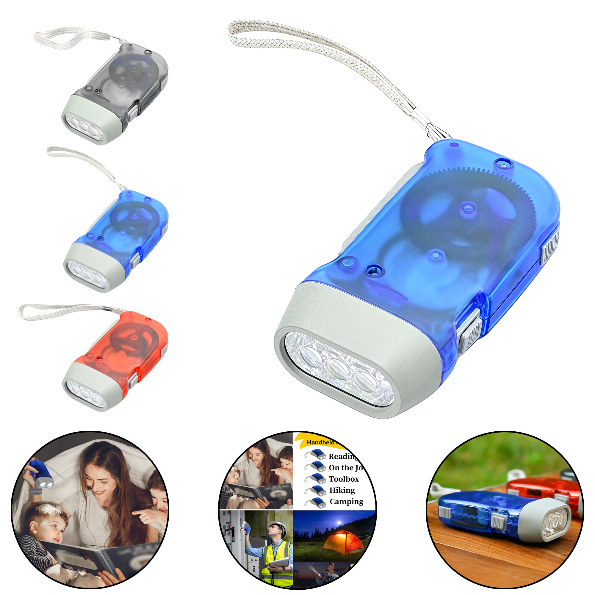 Hand Crank Flashlight 4