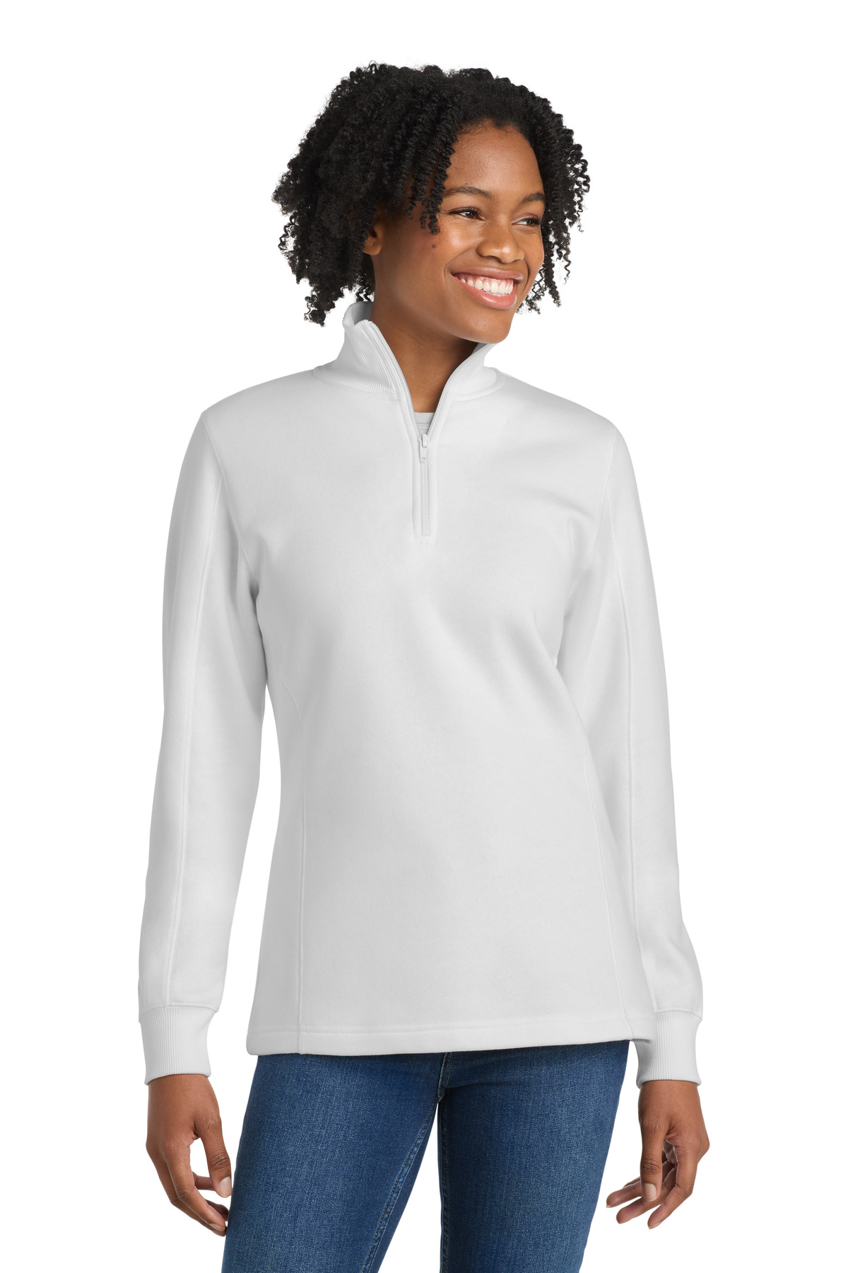 Sport-Tek Women's 1/4-Zip Sweatshirt. LST253 12