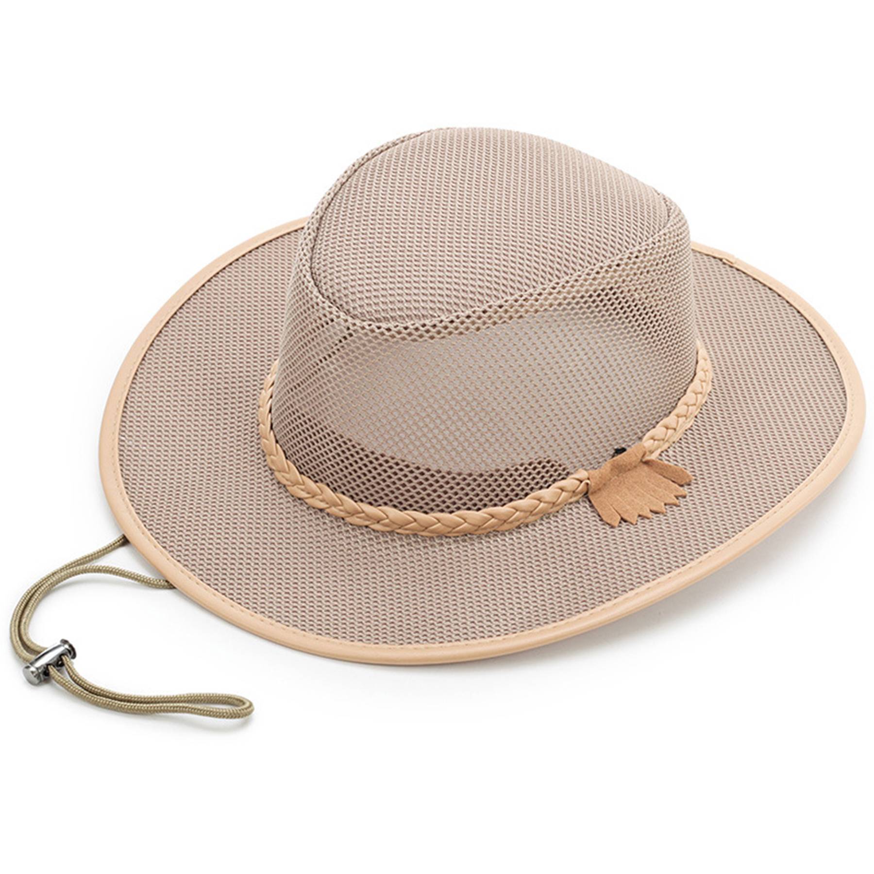 Polyester Breathable denim along sunscreen men's hat 6