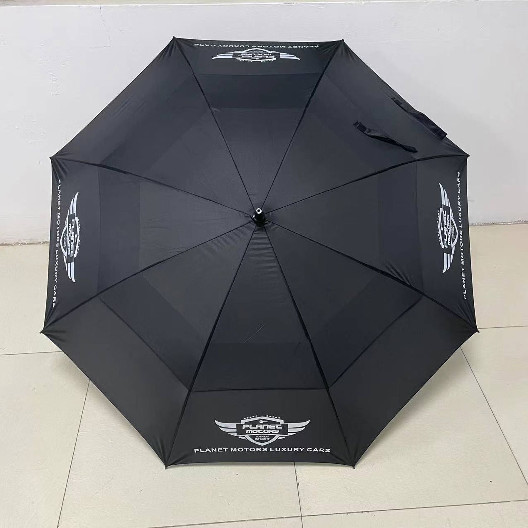 Automatic Open Windproof Golf Umbrella With Double Canopy 21