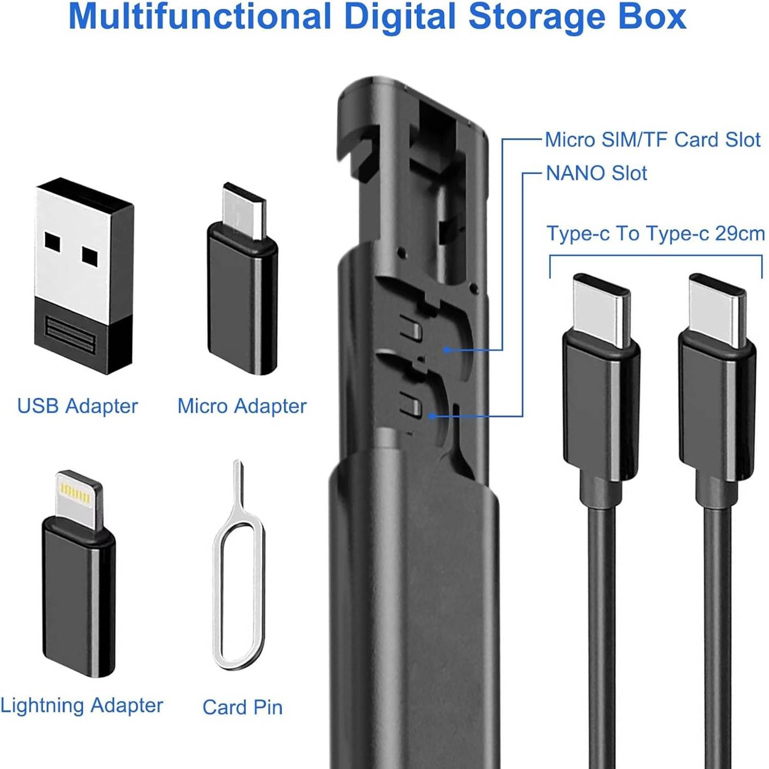 Multi USB Charging Adapter Cable Kit 5