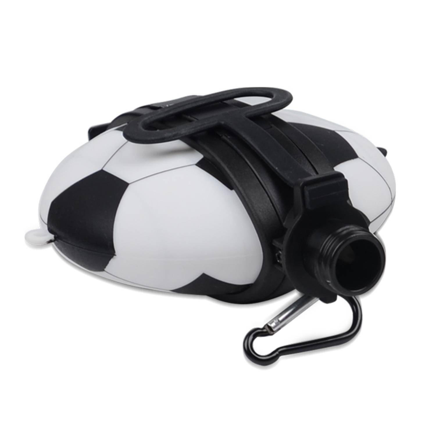Football Shaped Collapsible Water Bottle, 19.8 oz. 5