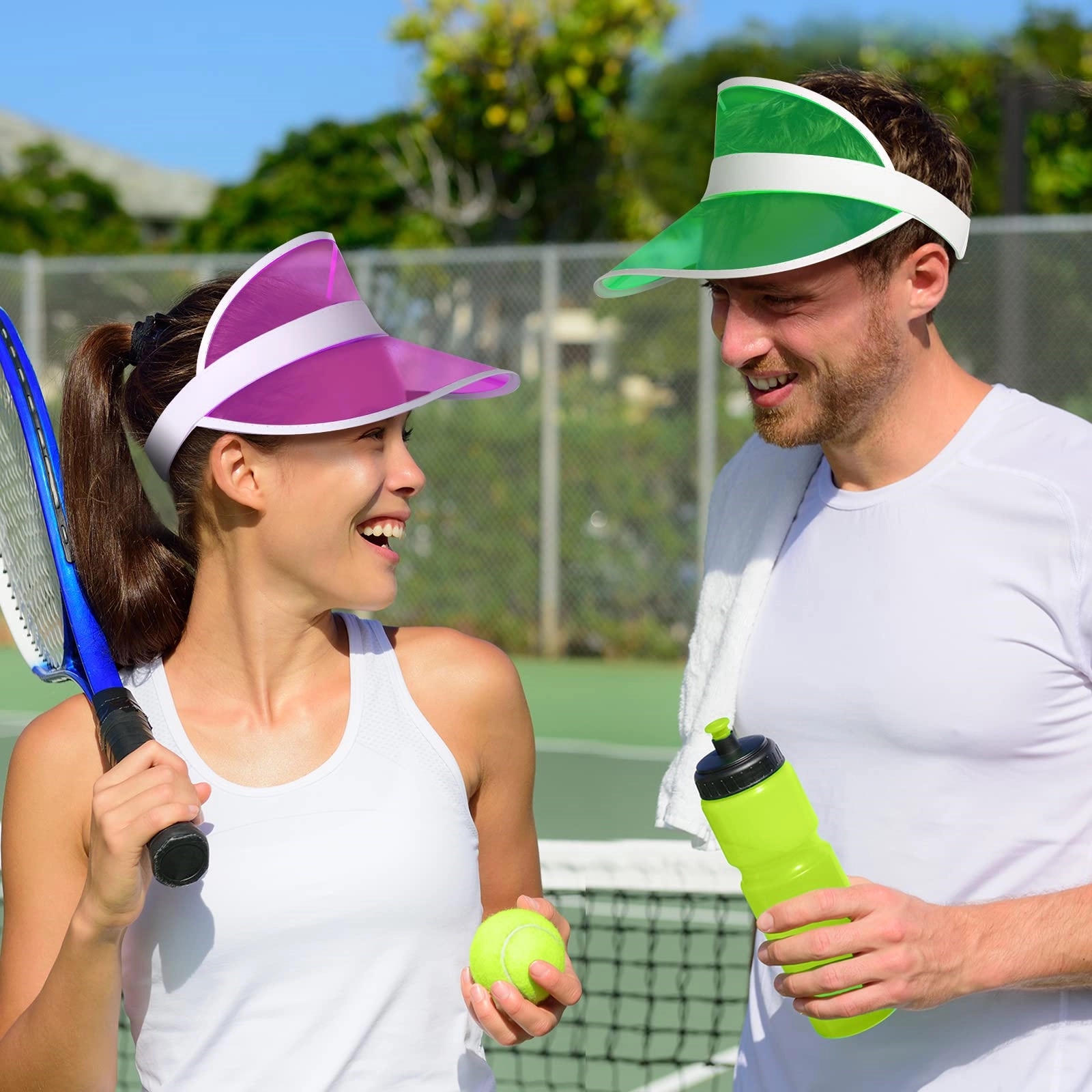 Summer Pvc Sun Visor Cap 2