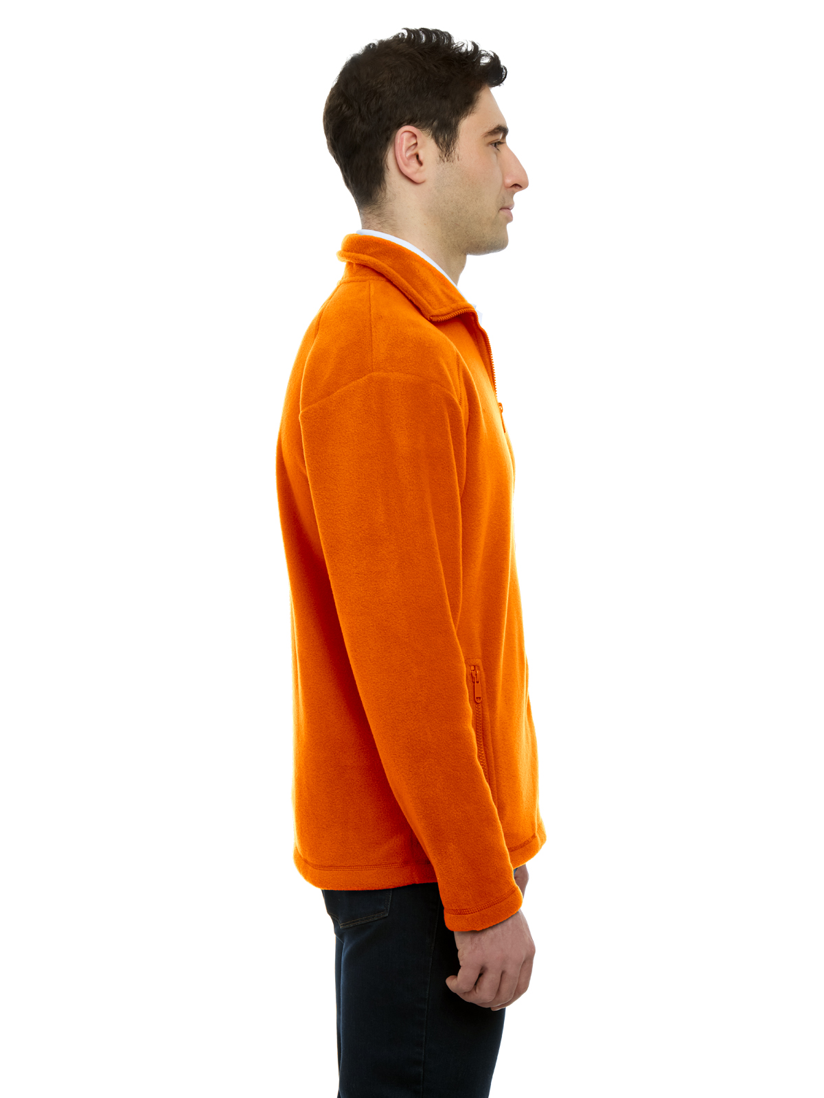 Blue Generation - Unisex 2-Pocket Micro Fleece Zip Pullover 25
