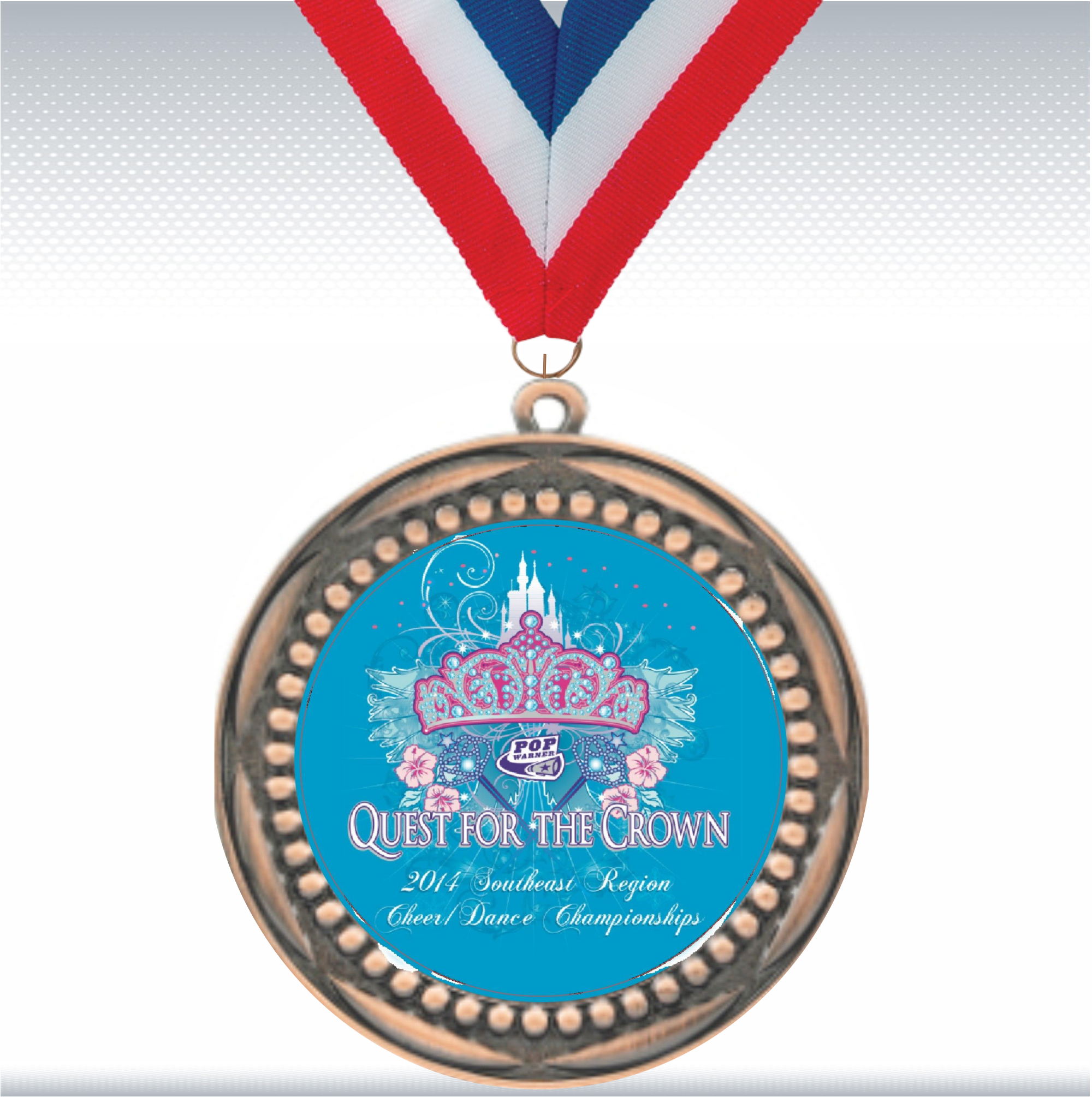 2 3/4" Bead Medal w/ 2" Insert 13