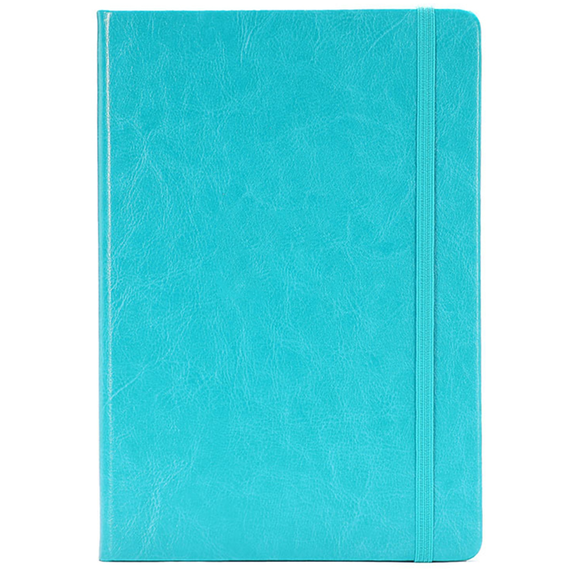 A5 Faux Leather Notebook w/Elastic Closing 5