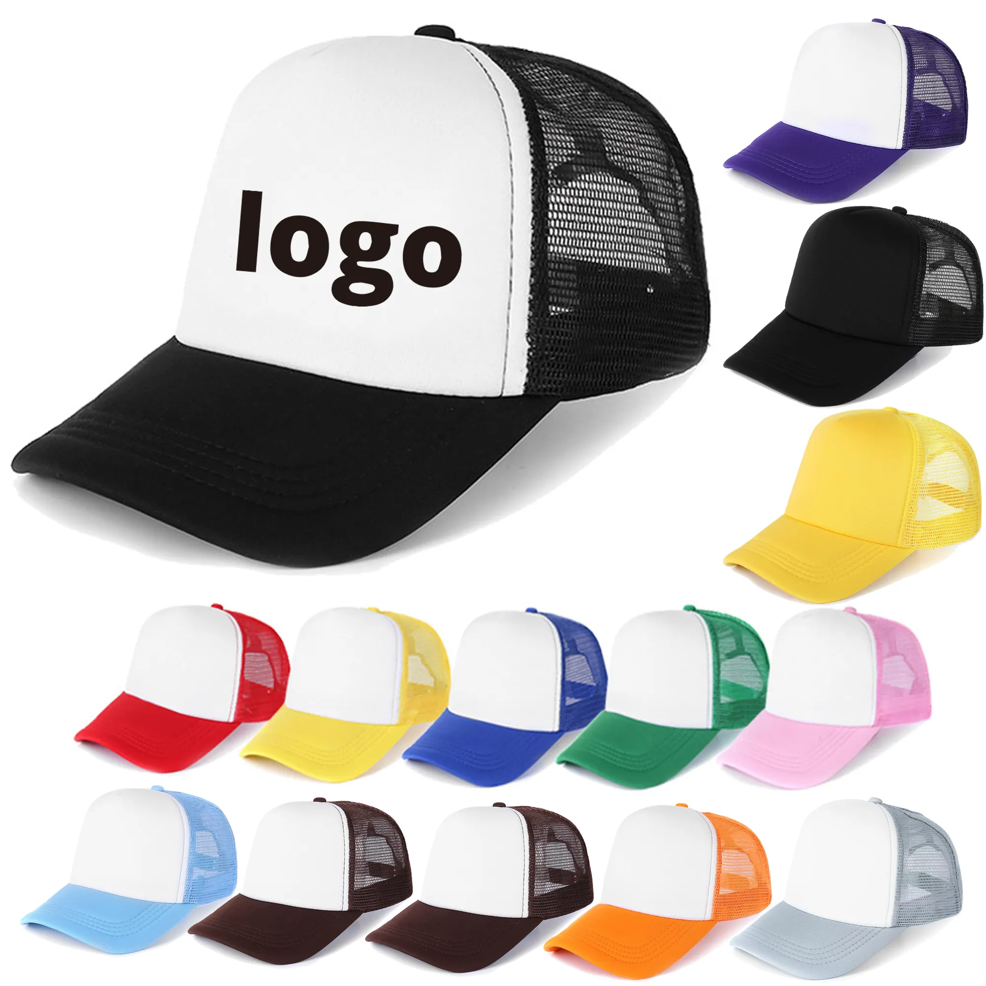 Polyester Mesh Baseball Cap 8