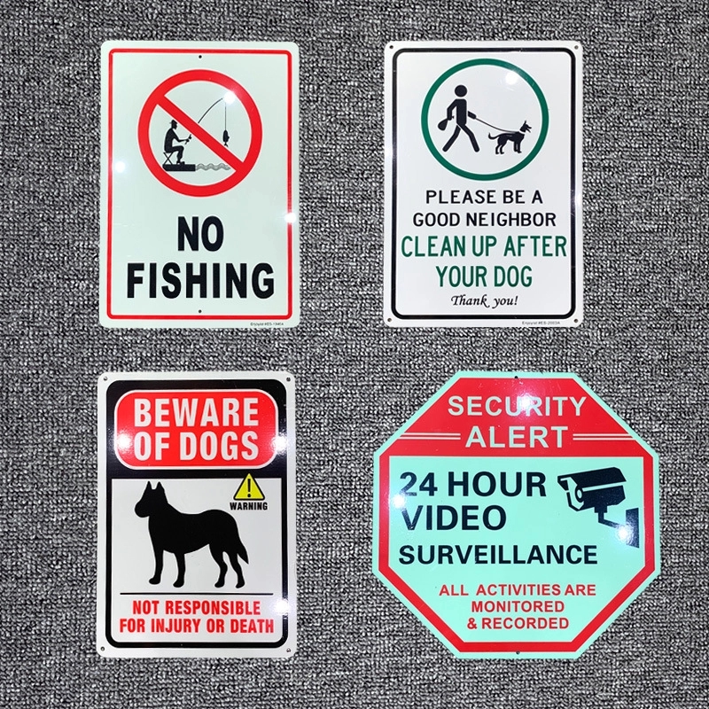 Custom Aluminum Warning Signs 10