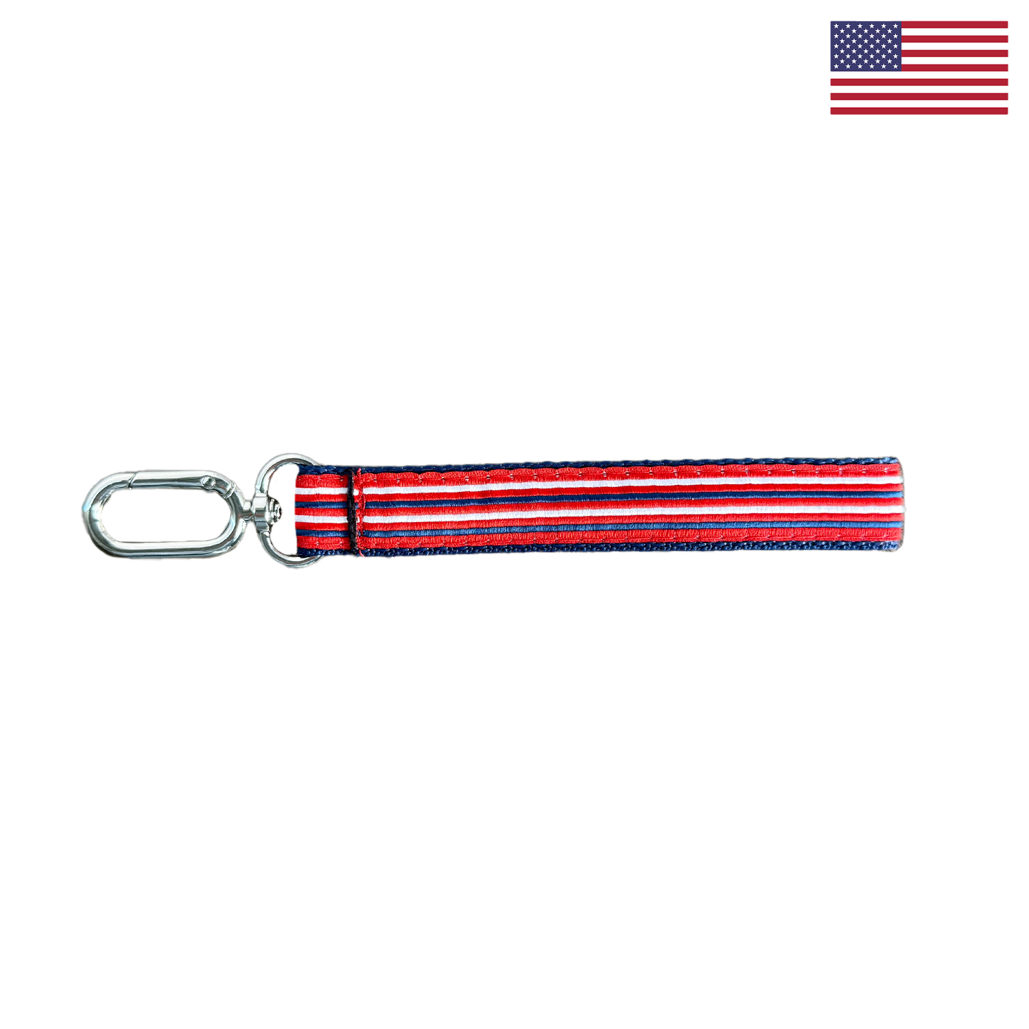 5" Woven Key Strap w/ Oval Carabiner - "Elite" Weave 6