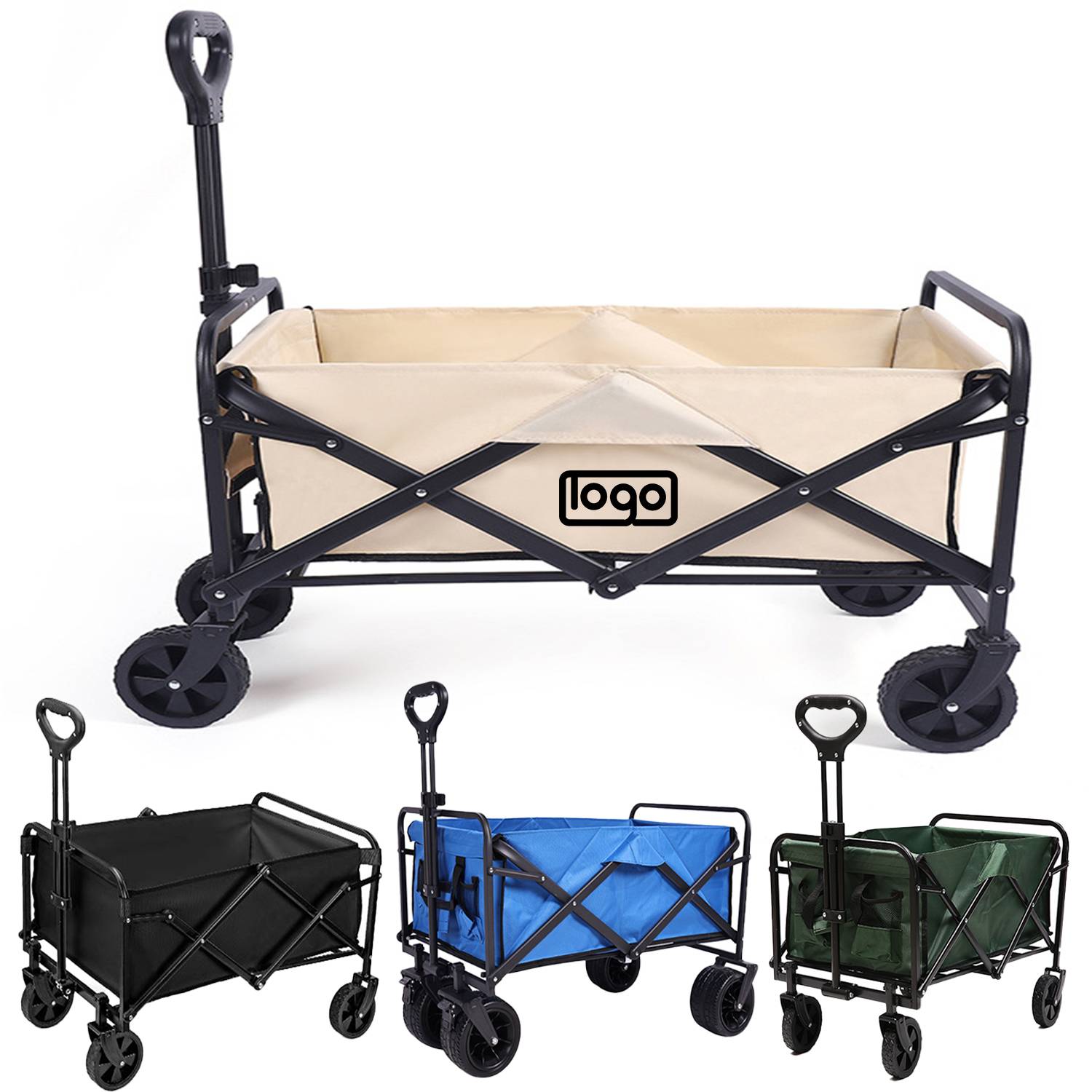 Outdoor Foldable Metal Cart 2