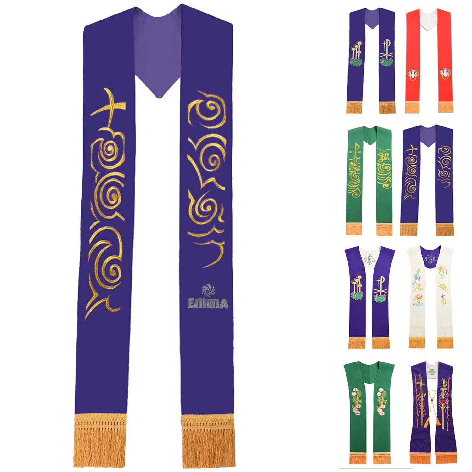 72inch Adult Satin Stole Academic Graduation Sashes 2