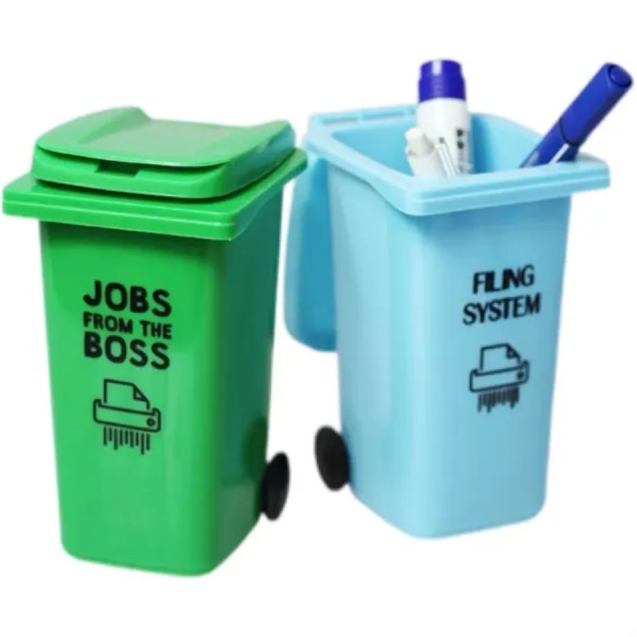 Mini Trash Bin Pen Holder 3