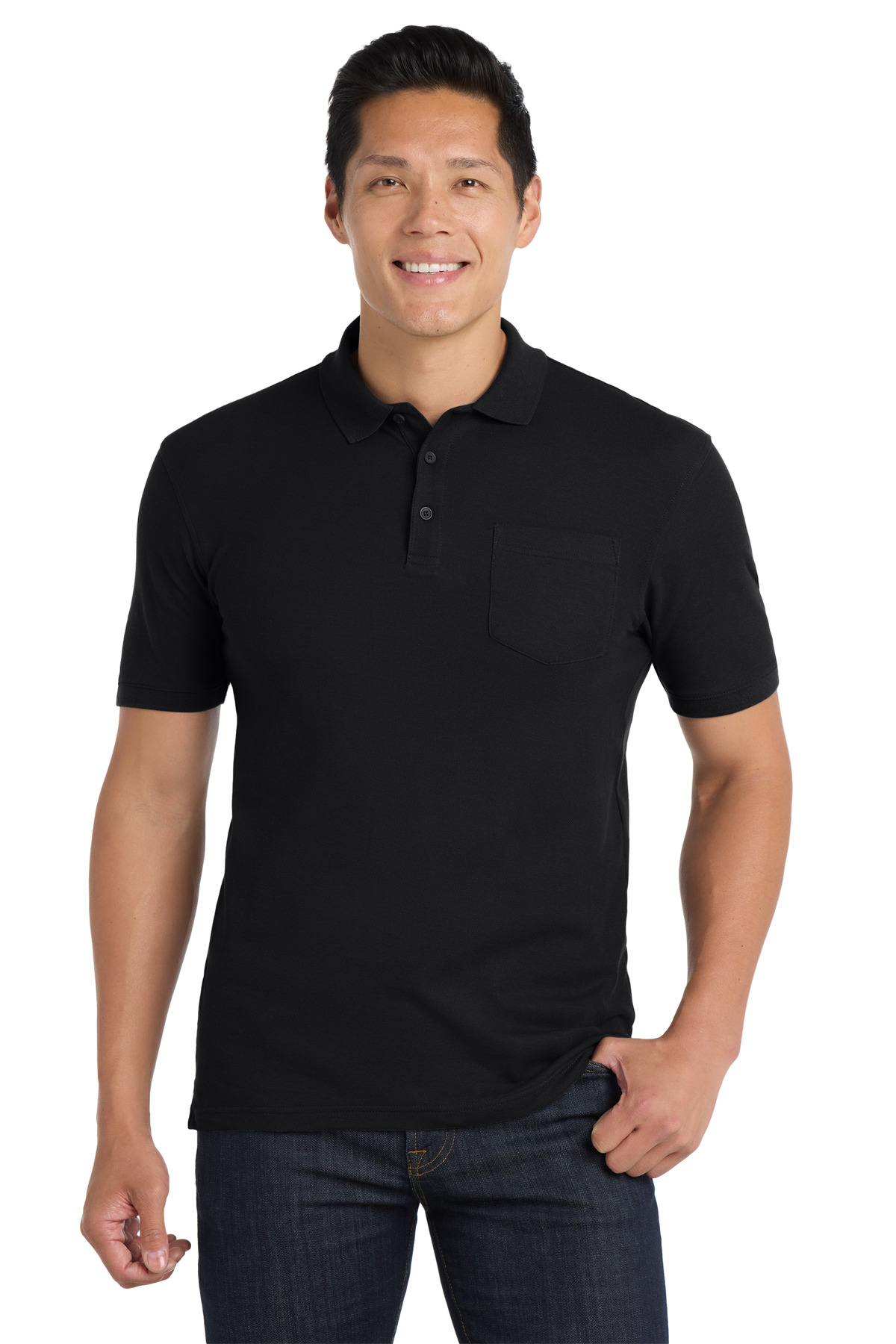 Port Authority Core Classic Pique Pocket Polo. K100P 8