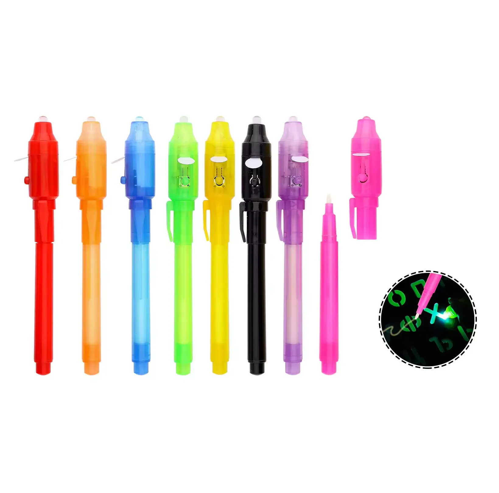 Invisible Magic Ink Pen with UV Light 7