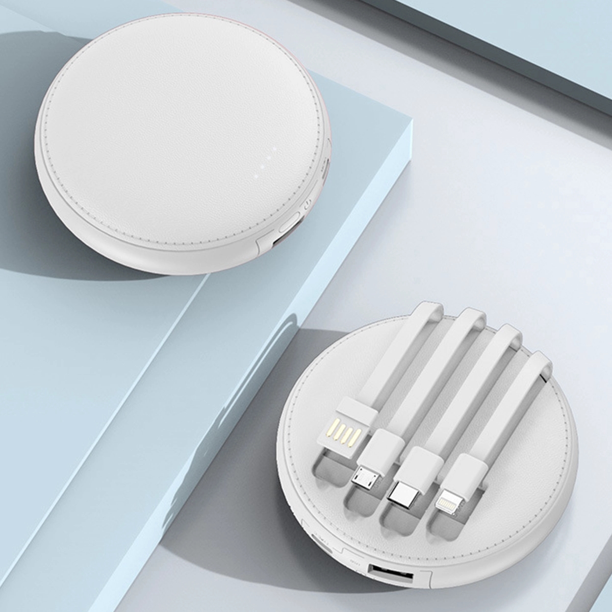 LED 3-in-1 10000 mAh Mini Portable Power Bank 4