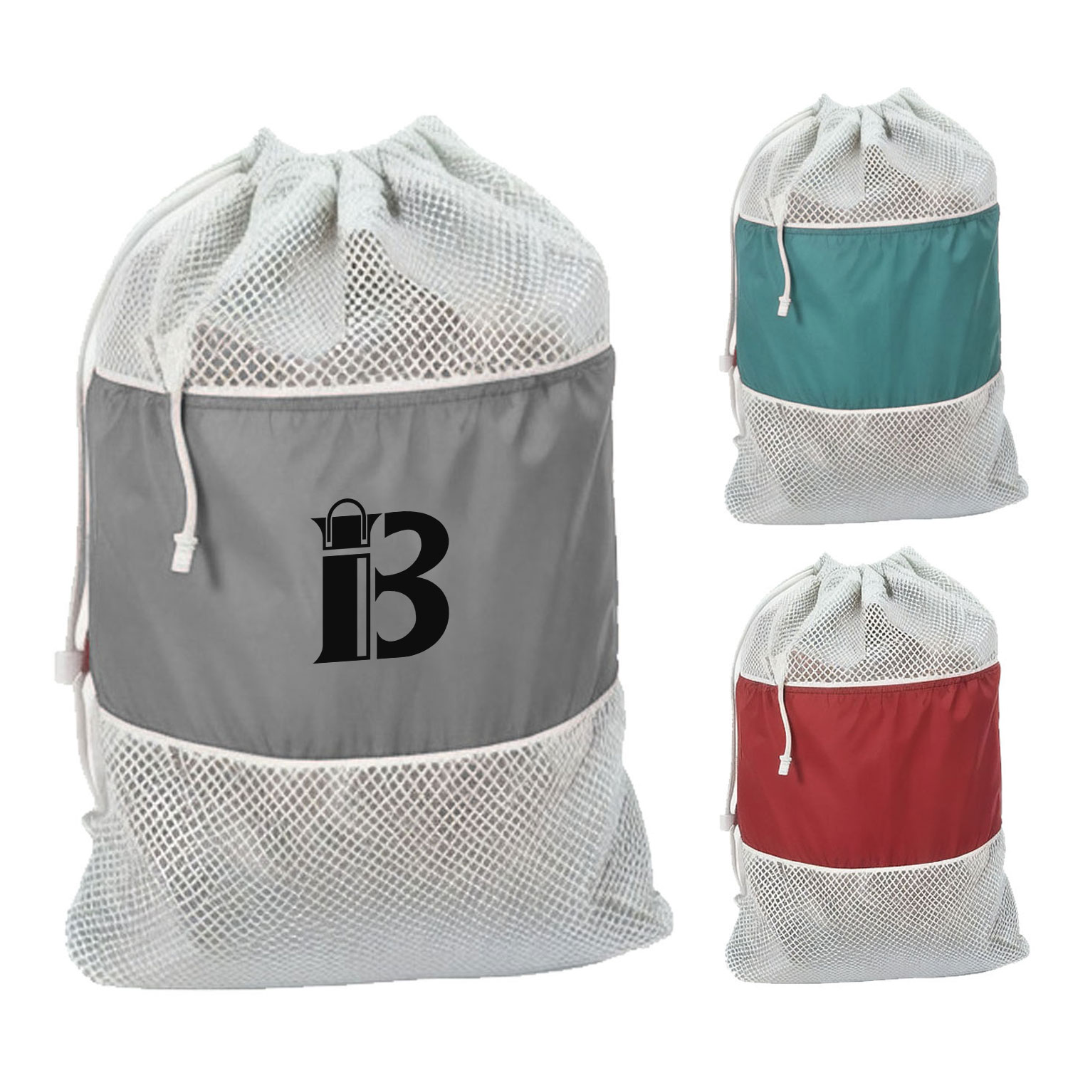 Nylon Laundry Mesh Drawstring Bag 3
