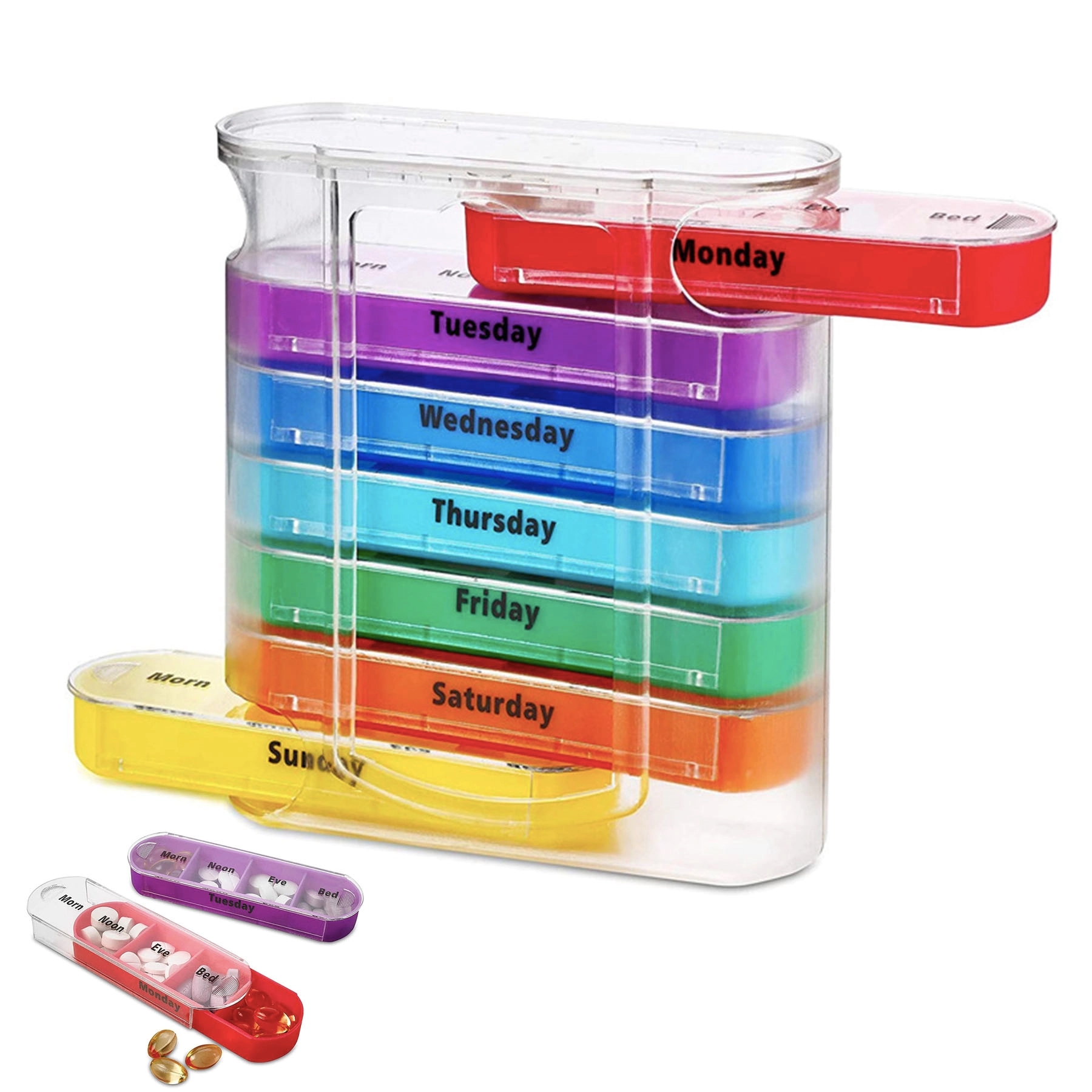 Portable Drawer Pill Box 4