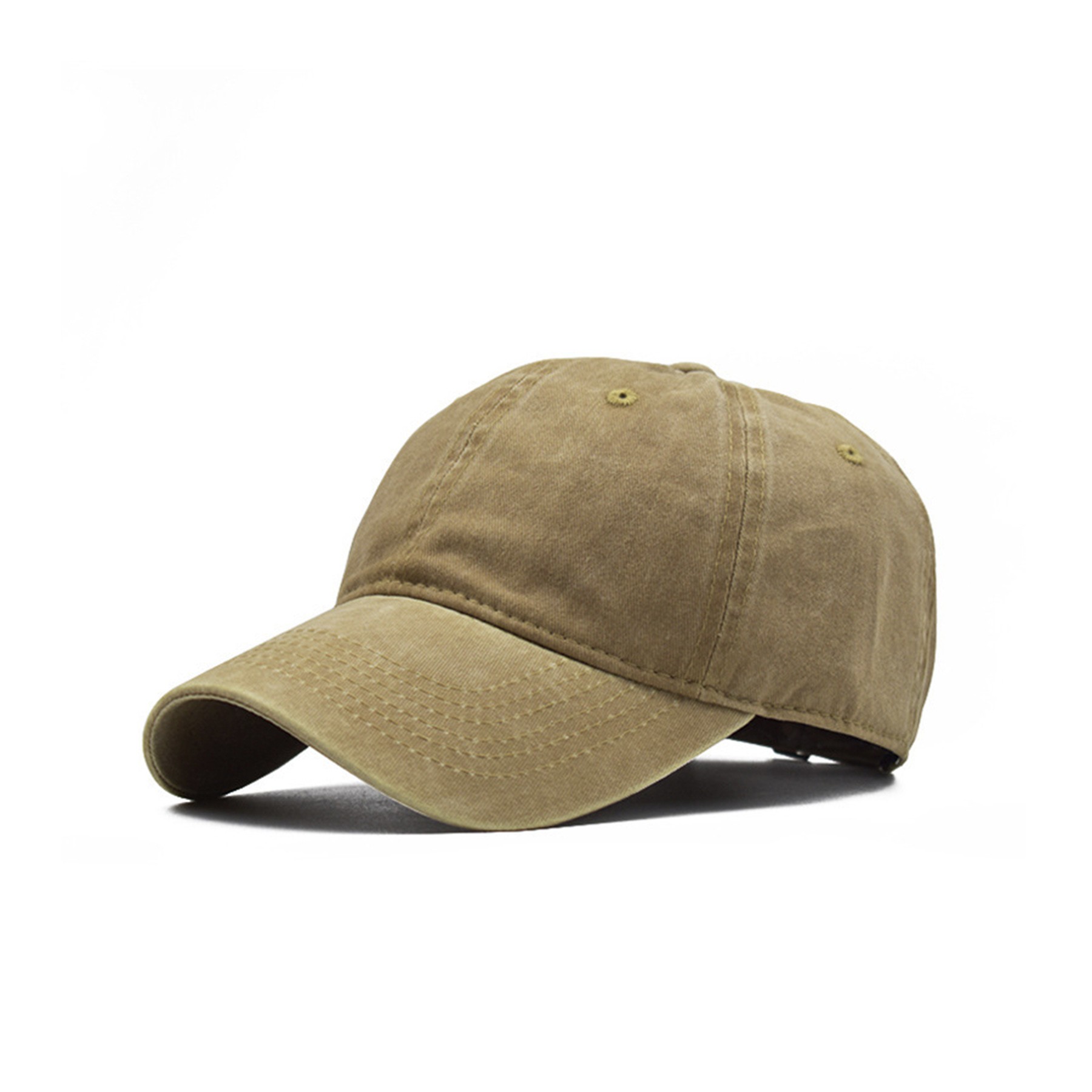 Men Women Washed Cotton Baseball Cap Adjustable Hat 13