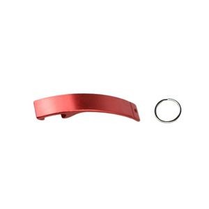 Customizable Arc Shaped Bottle Opener With Key Ring 18