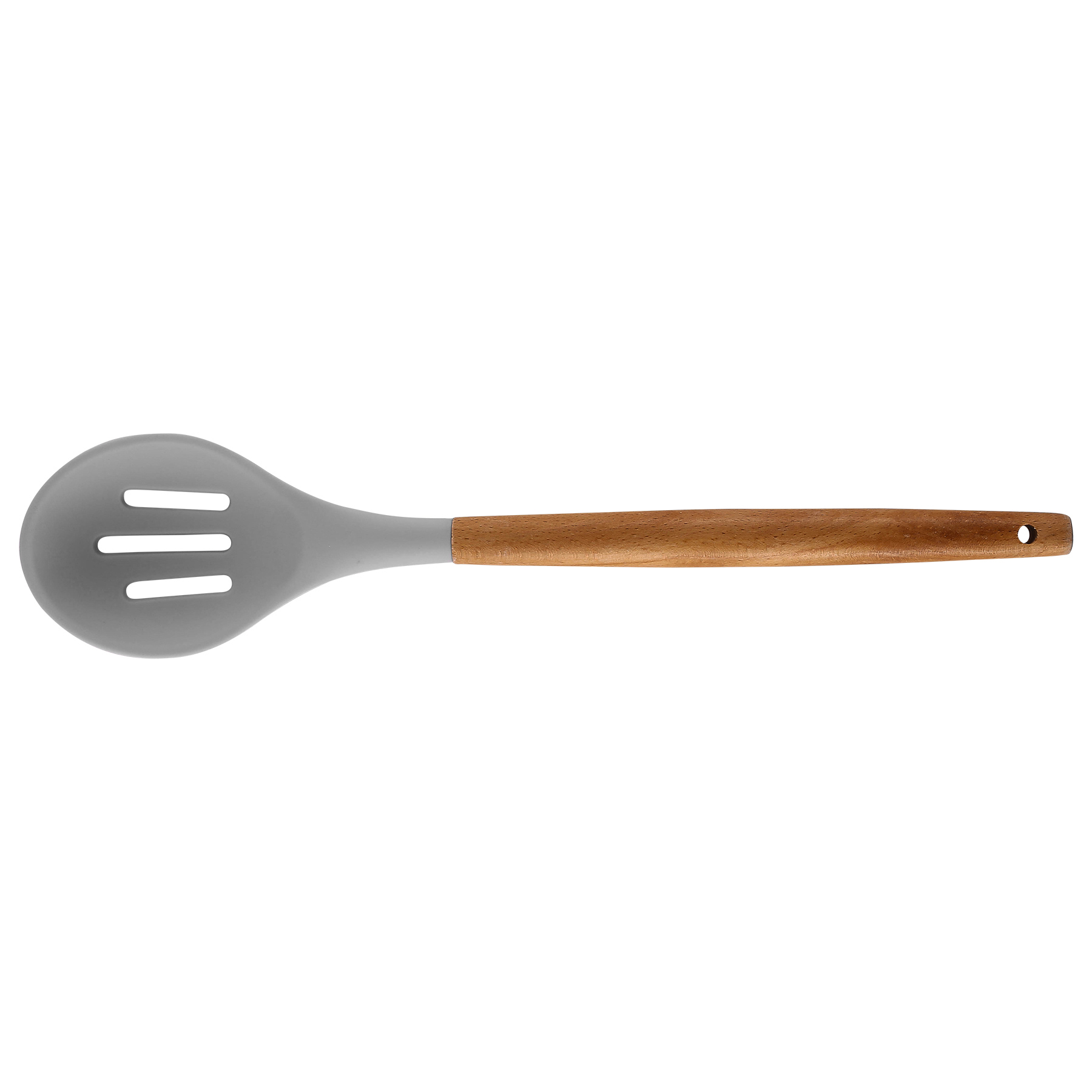 Silicone Cooking or Serving Utensil with Wooden Handle – Sold Individually or as a Set 23