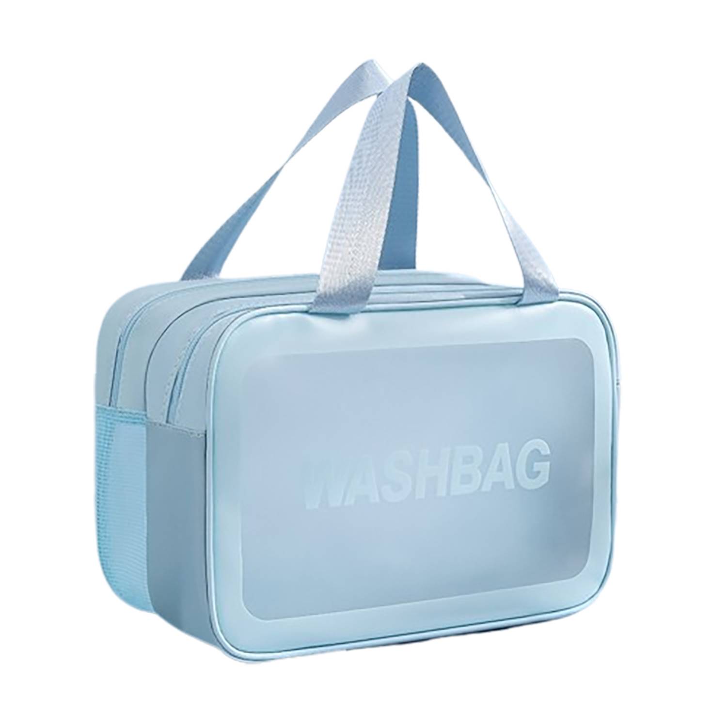 Waterproof Frosted PVC Toiletry Bag w/ Double Layer Design 1