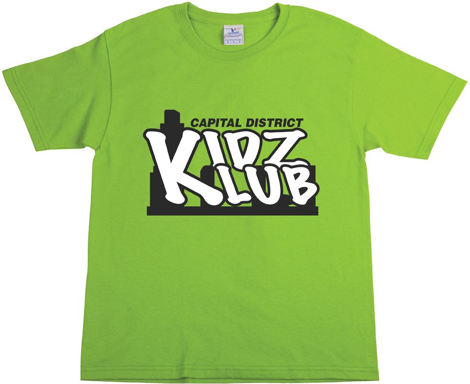 Screen Printed Youth 100% Cotton Colored T-shirt 10