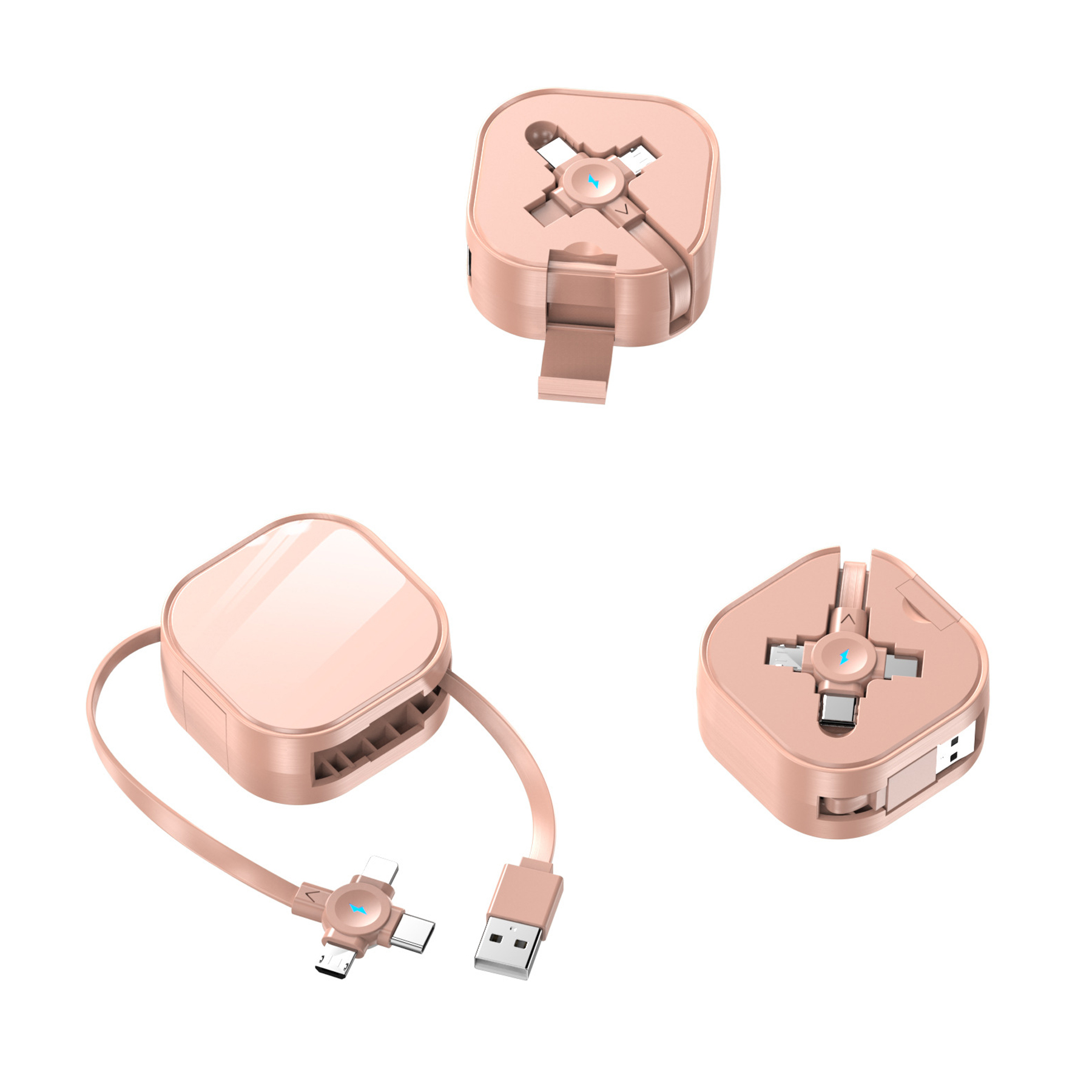 Retractable Phone Holder And 3-In-1 Data Cable 12